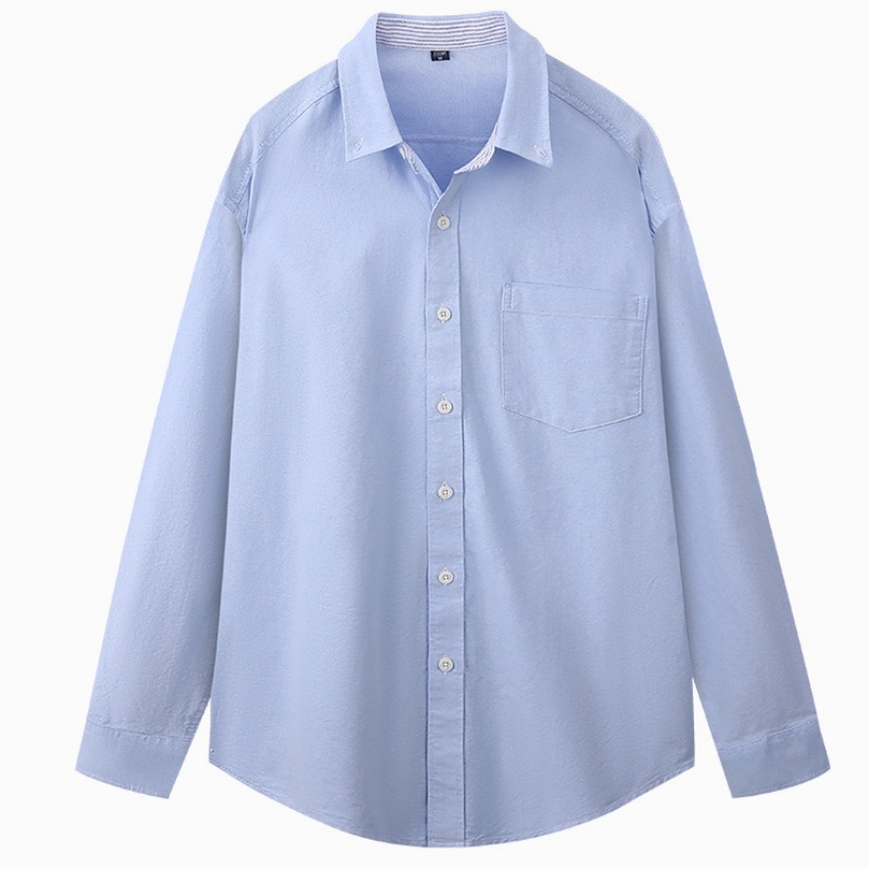 5XL Oxford 100 % Cotton Long S - Oxford Cotton Casual Shirt Business recension och pris