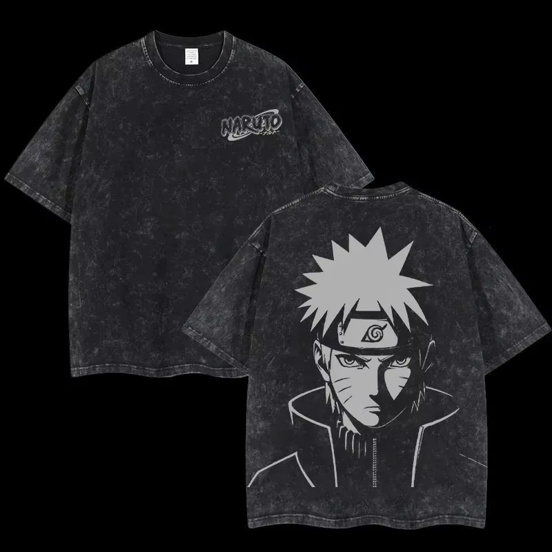 Naruto Shisui Uchiha T Shirt M - Acid Wash Vintage Graphic T Shirt recension och pris