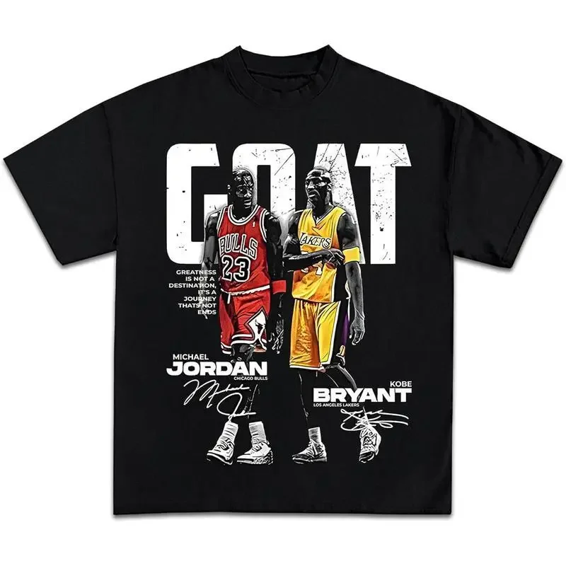 Goat MJ And Kb Bryant Casual G - Acid Wash Vintage Graphic T Shirt recension och pris