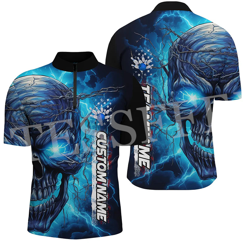 Custom Name Strike Bowling Fla - Short Sleeve Bowling Shirt Retro recension och pris