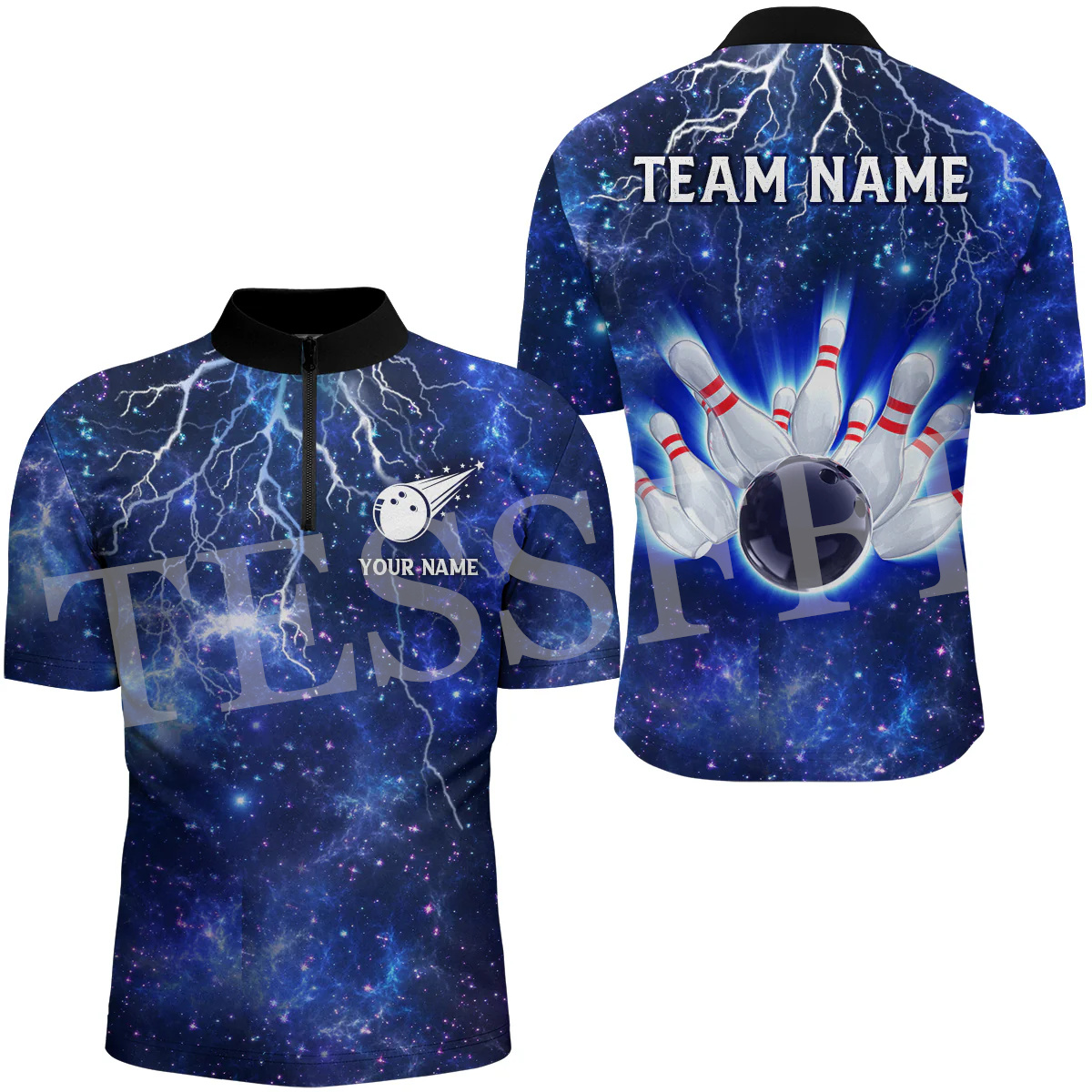 Custom Name Strike Bowling Fla - Short Sleeve Bowling Shirt Retro recension och pris