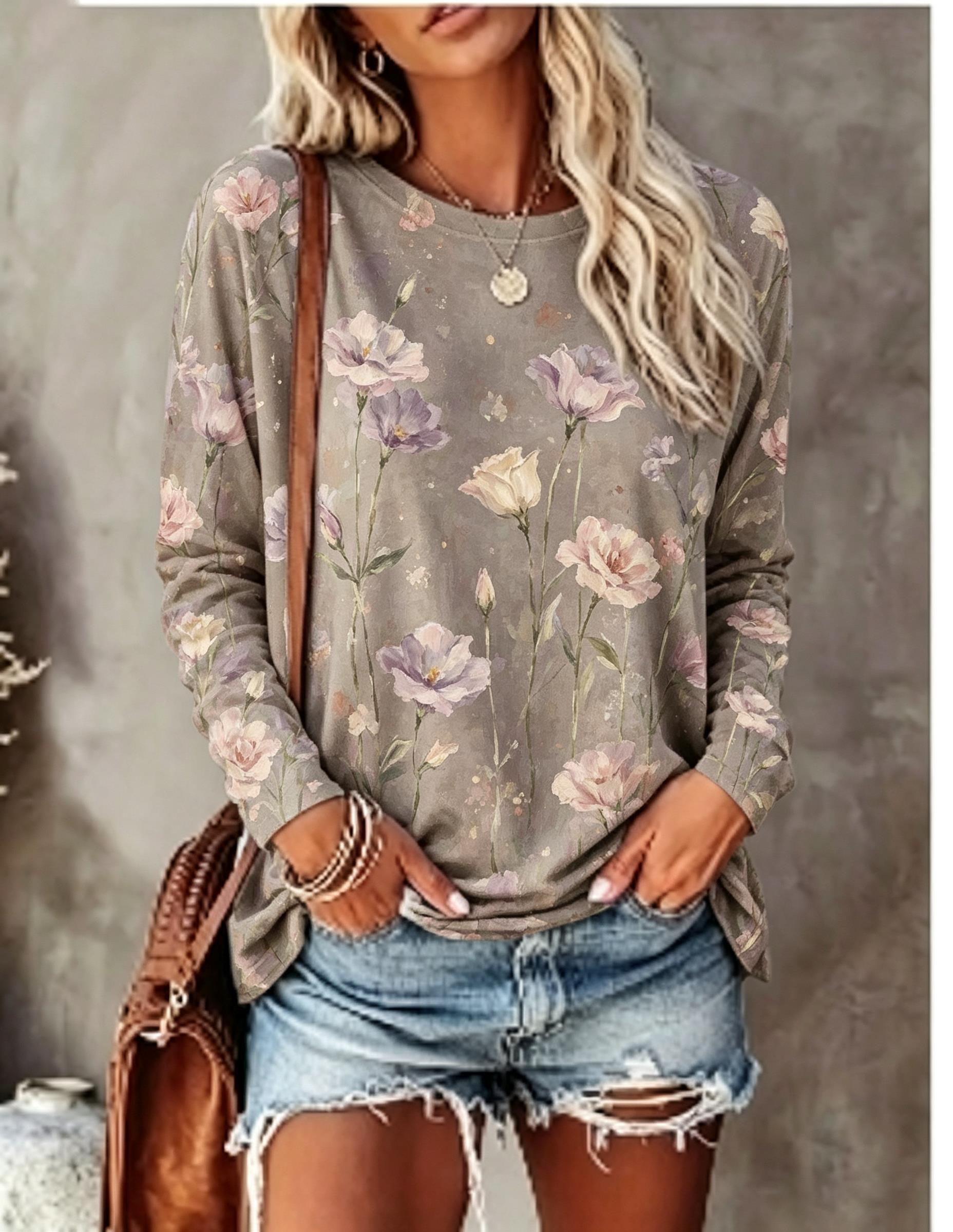 Women Long Sleeve T‑Shirt Oil  - T-Shirts recension och pris