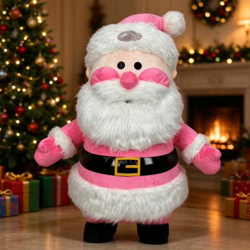 Pink Santa Claus Inflatable Ma - Suits recension och pris
