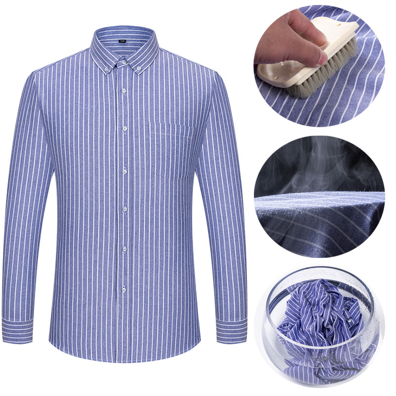 100% Cotton Breathable Men Oxf - Oxford Cotton Casual Shirt Business recension och pris