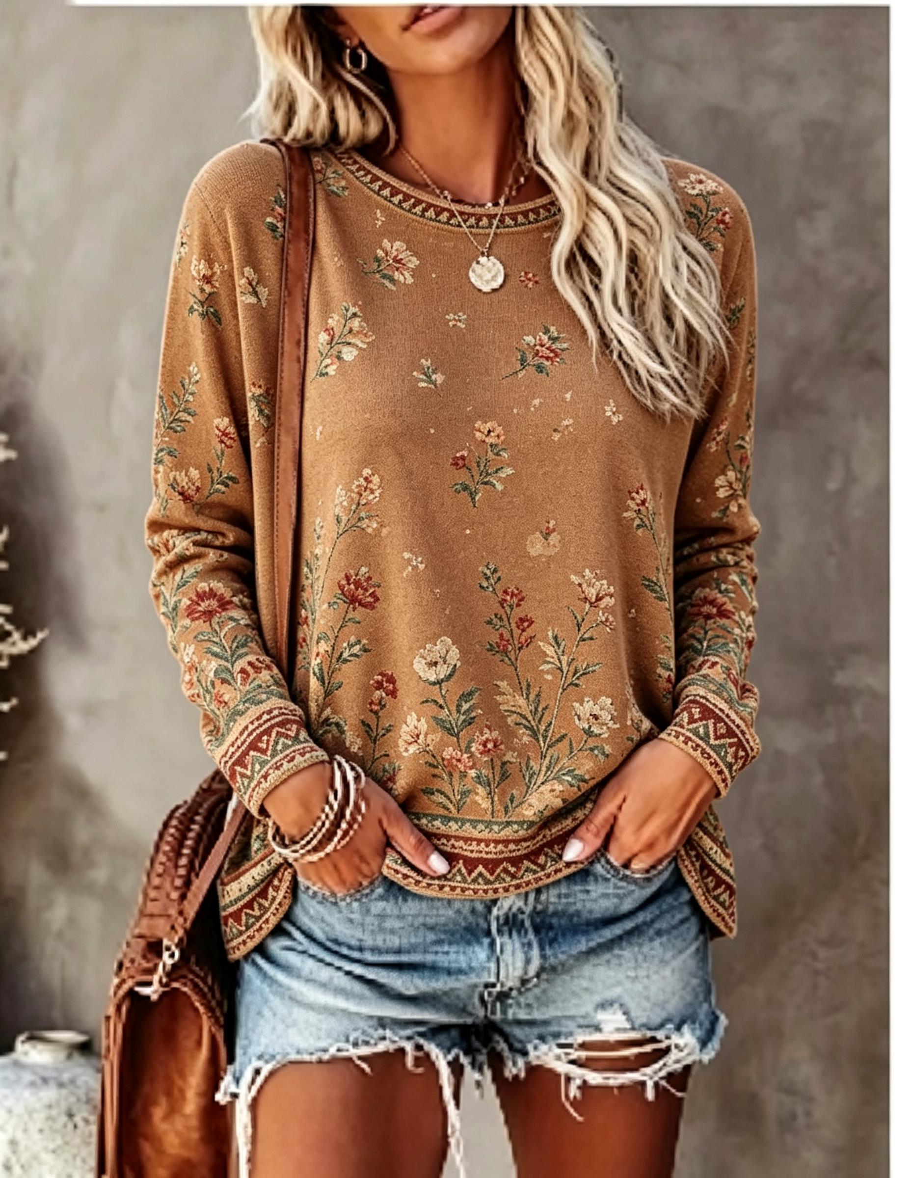 Women Crew Neck Long Sleeve T‑ - T-Shirts recension och pris