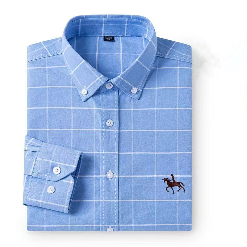 100% Cotton Men's Oxford Shirt - Oxford Cotton Casual Shirt Business recension och pris